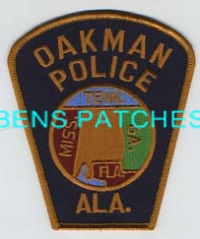 ALABAMA,OAKMAN POLICE 1